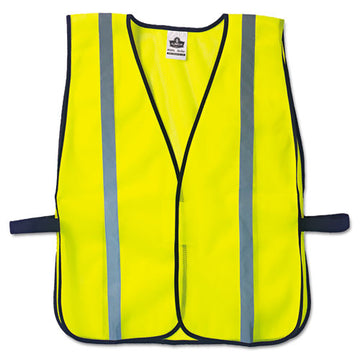 ergodyne® Glowear 8020hl Safety Vest, Polyester Mesh, Hook Closure, One Size Fit All, Lime freeshipping - TVN Wholesale